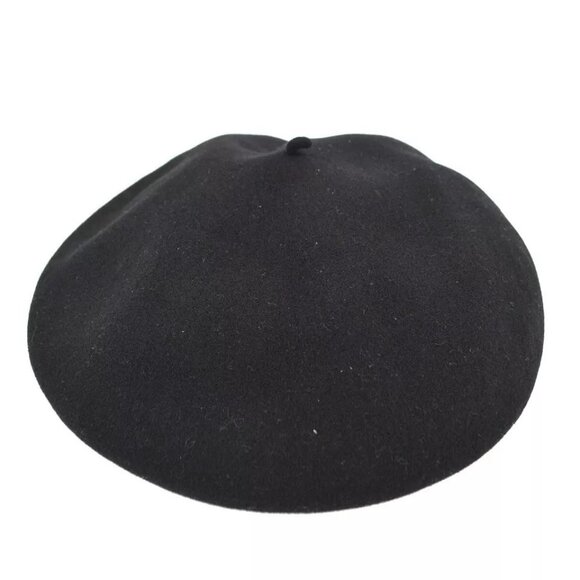 Chanel Black Hat Beret Small Good - Picture 6 of 15